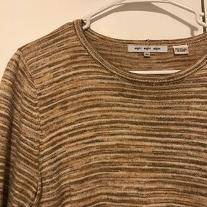 Beige striped sweater